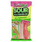 JUICY JELLY LIQUID SOUR STRAPS  WATERMELON 160G X 12 PACK