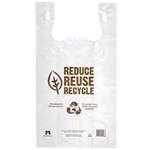 LARGE WHITE REUSEABLE CARRY BAG 1000 PCS