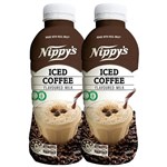 NIPPYS NO SUGAR ICED COFFEE FLAVOURED MILK BOTTLE 500ML X 12PK